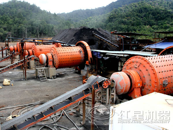 硫鐵礦選礦生產線現場圖 硫鐵礦選礦生產線現場圖