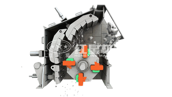 反擊石頭破碎機/打石機破碎物料圖 反擊石頭破碎機/打石機破碎物料圖