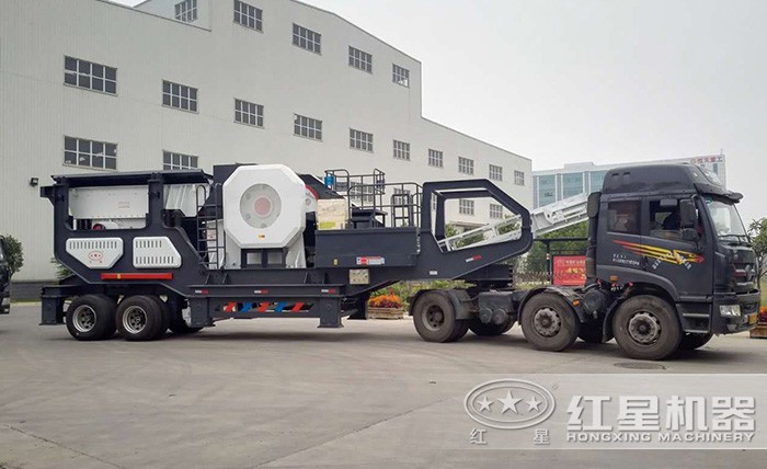 環(huán)保型砂石移動粉碎機 環(huán)保型砂石移動粉碎機