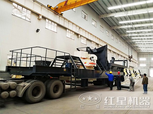 移動鵝卵石制砂機 移動鵝卵石制砂機