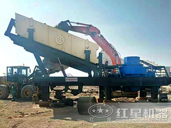 紅星移動式造沙機現(xiàn)場 紅星移動式造沙機現(xiàn)場