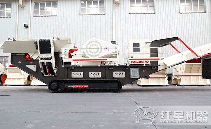 履帶移動(dòng)式小型破碎機(jī)設(shè)備 履帶移動(dòng)式小型破碎機(jī)設(shè)備