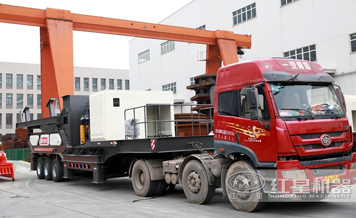 輪胎可移動的碎石機 輪胎可移動的碎石機