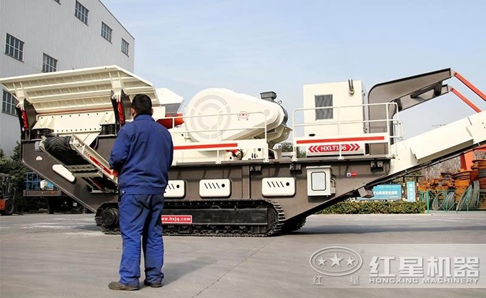 履帶式可移動的碎石機 履帶式可移動的碎石機