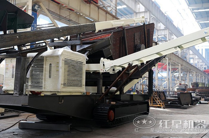 履帶式移動(dòng)碎石機(jī)可油電切換 履帶式移動(dòng)碎石機(jī)可油電切換