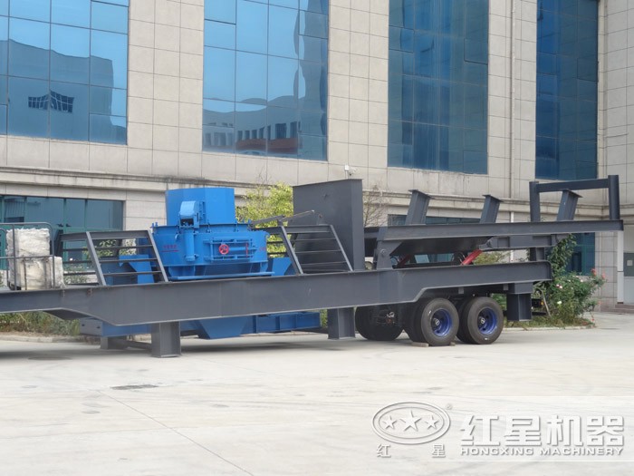 一小時300噸輪胎式制砂機 一小時300噸輪胎式制砂機