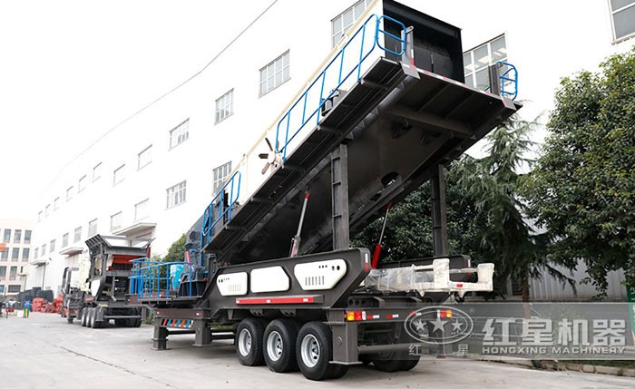 大型車載式制砂機裝置振動篩 大型車載式制砂機裝置振動篩