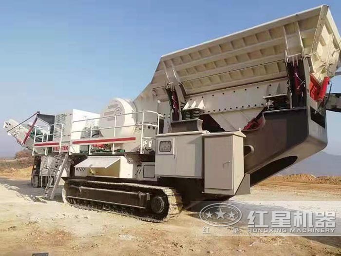 履帶式石子破碎篩分機(jī) 履帶式石子破碎篩分機(jī)