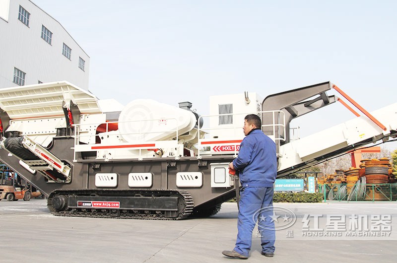 紅星移動碎石制砂設(shè)備出廠驗(yàn)貨 紅星移動碎石制砂設(shè)備出廠驗(yàn)貨