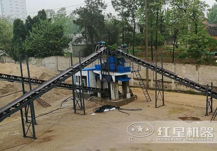 機制砂生產(chǎn)線現(xiàn)場 機制砂生產(chǎn)線現(xiàn)場