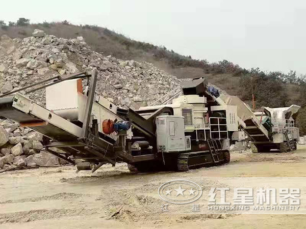 紅星礦渣移動(dòng)破碎站現(xiàn)場(chǎng) 紅星礦渣移動(dòng)破碎站現(xiàn)場(chǎng)