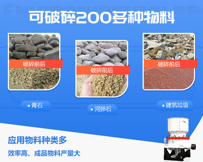 圓錐制砂機物料應(yīng)用廣 圓錐制砂機物料應(yīng)用廣