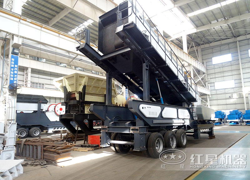 紅星移動式破碎機加工車間，預(yù)約即可考察