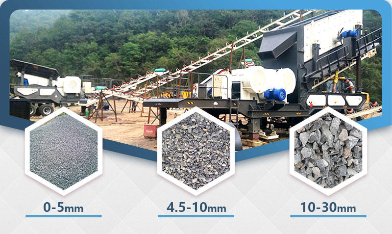 混凝土破碎生產(chǎn)現(xiàn)場(chǎng)，移動(dòng)式破碎站效率60%以上
